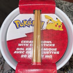 Pokémon Bowel And Chopsticks