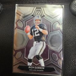 RICH GANNON RAIDERS MOSAIC PANINI NFL SPORTS CARD!
