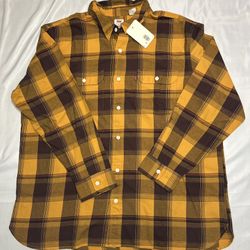 Levi’s The Worker Relaxed Fit Flannel Size XL NWT