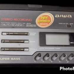 Vintage Aiwa Stereo Recording, Fm Radio Cassette Player