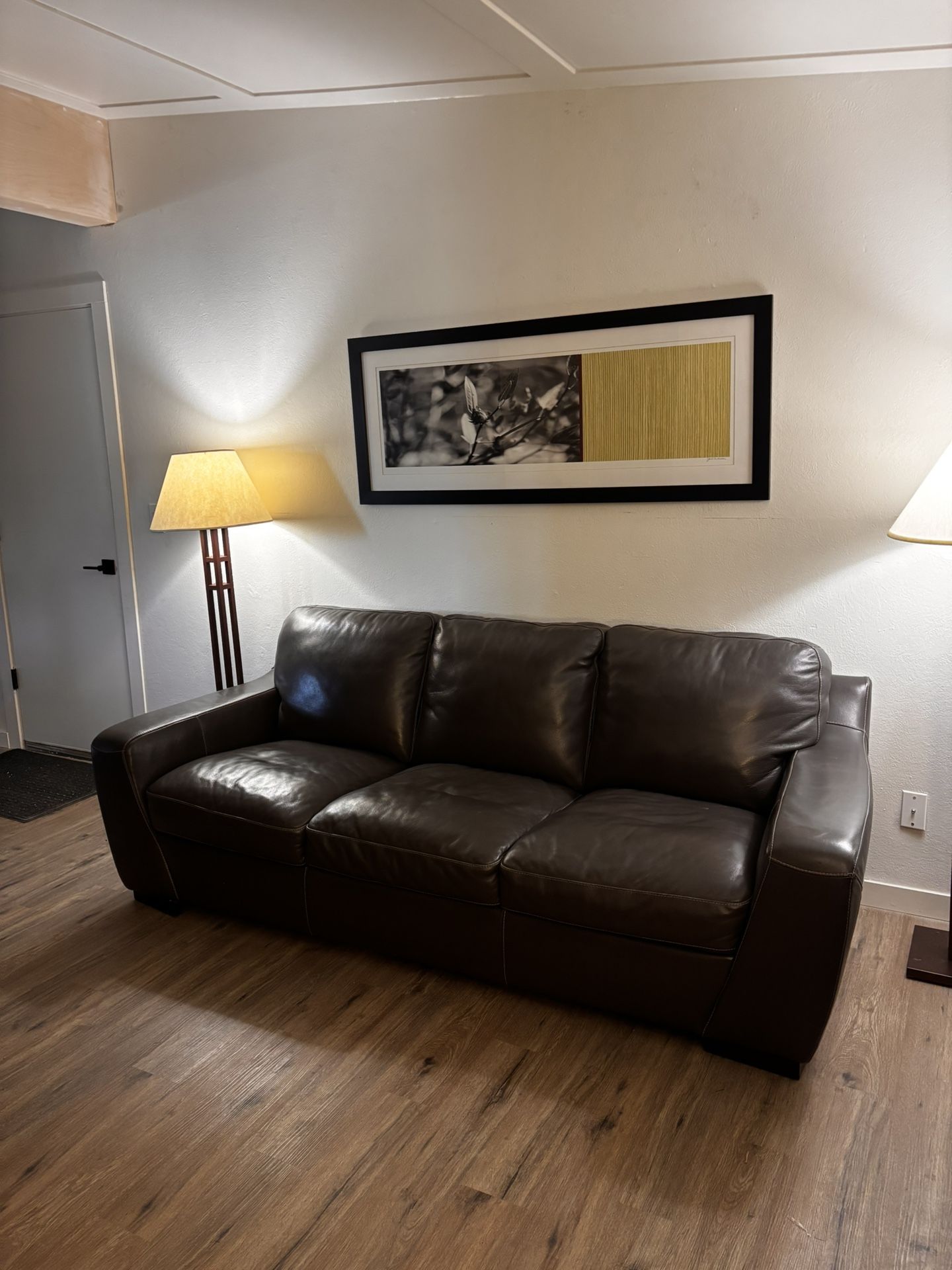 Trayton Real Leather Sofa