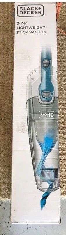 Black And Decker BDST1601 3 in 1 lightweight stick vacuum
