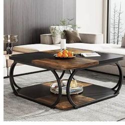 40 in.² coffee table with two tears new