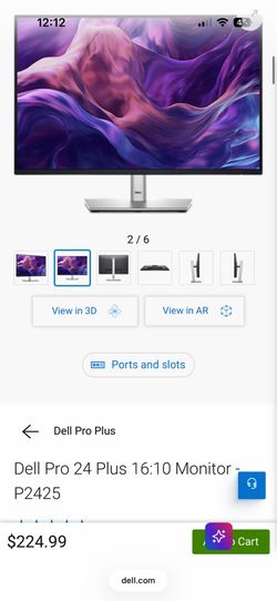 Dell 24” professional monitor