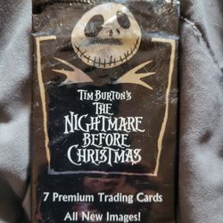 Original THE NIGHTMARE BEFORE CHRISTMAS TRADING CARDS