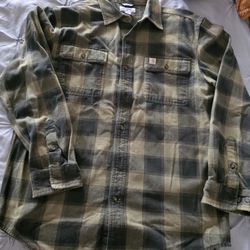 Men's Carharrt flannel-Med.