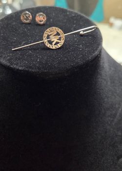 MK earrings & cuff Set