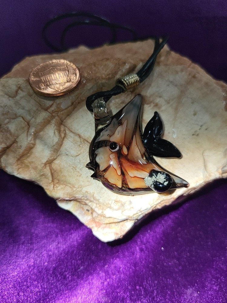 Glass Fish Pendant