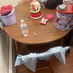 Kitchen Table Round Wood 