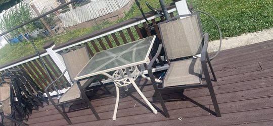 Table and chairs
