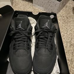Black Cat Jordan 4 Size 11 2025