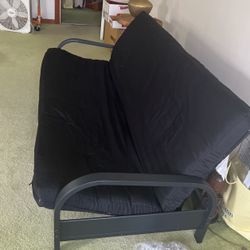 Black Metal Futon