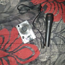 Micro Phone With Hook & Sony Camera 