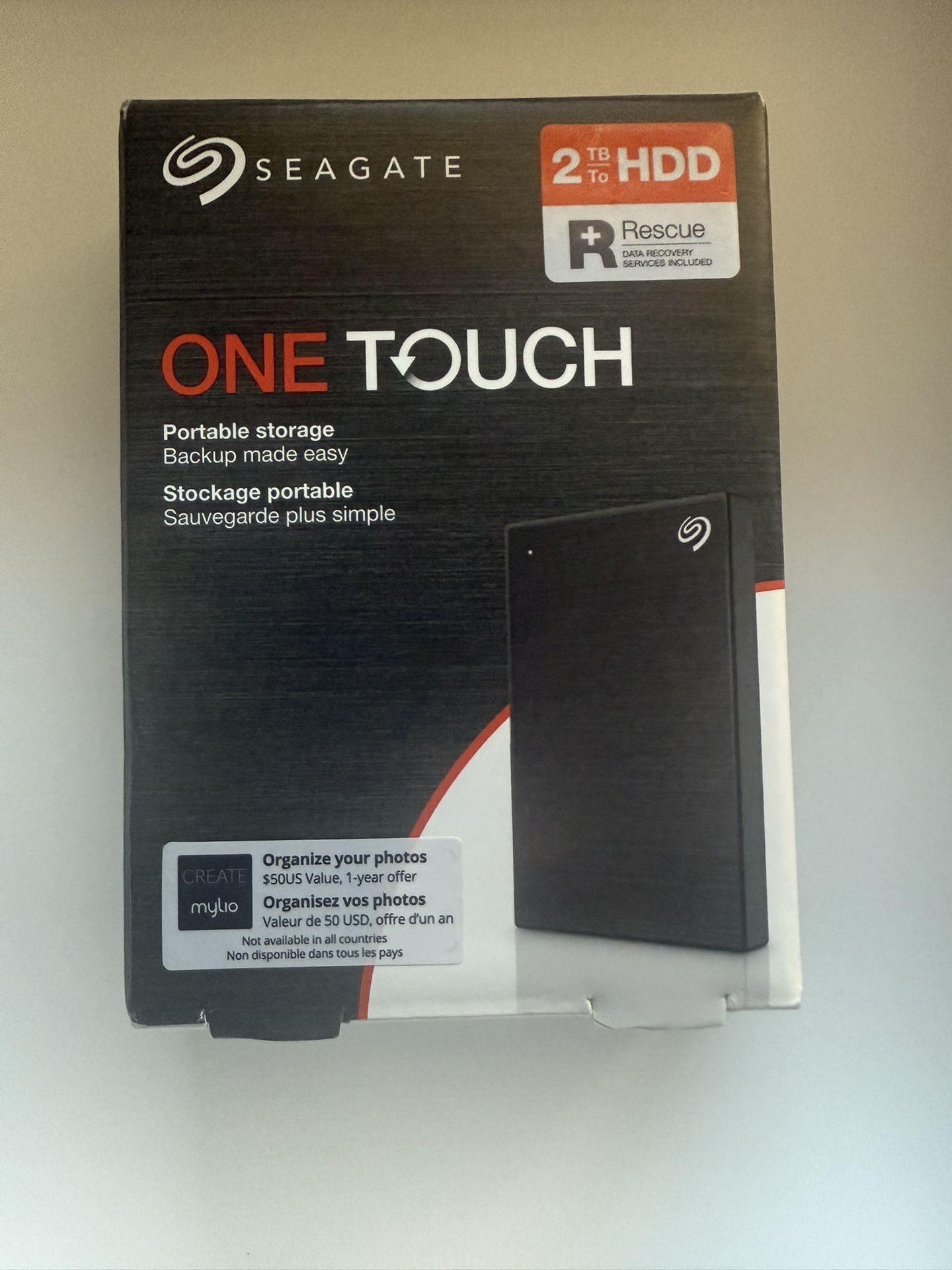 Seagate One Touch 2TB Portable Storage