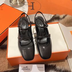 Hermes Women's Cowhide Sandals High Heels