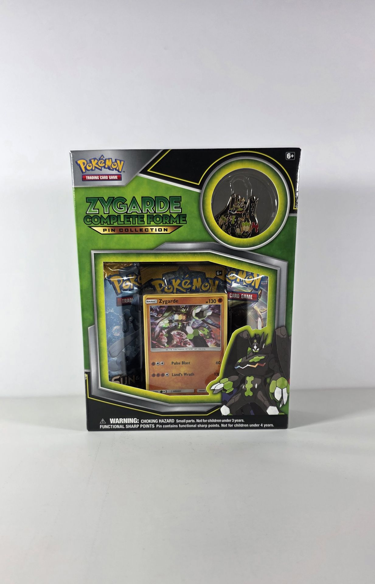 Pokemon Zygarde Complete Forme Pin Collection Box (Sun & Moon Sealed)