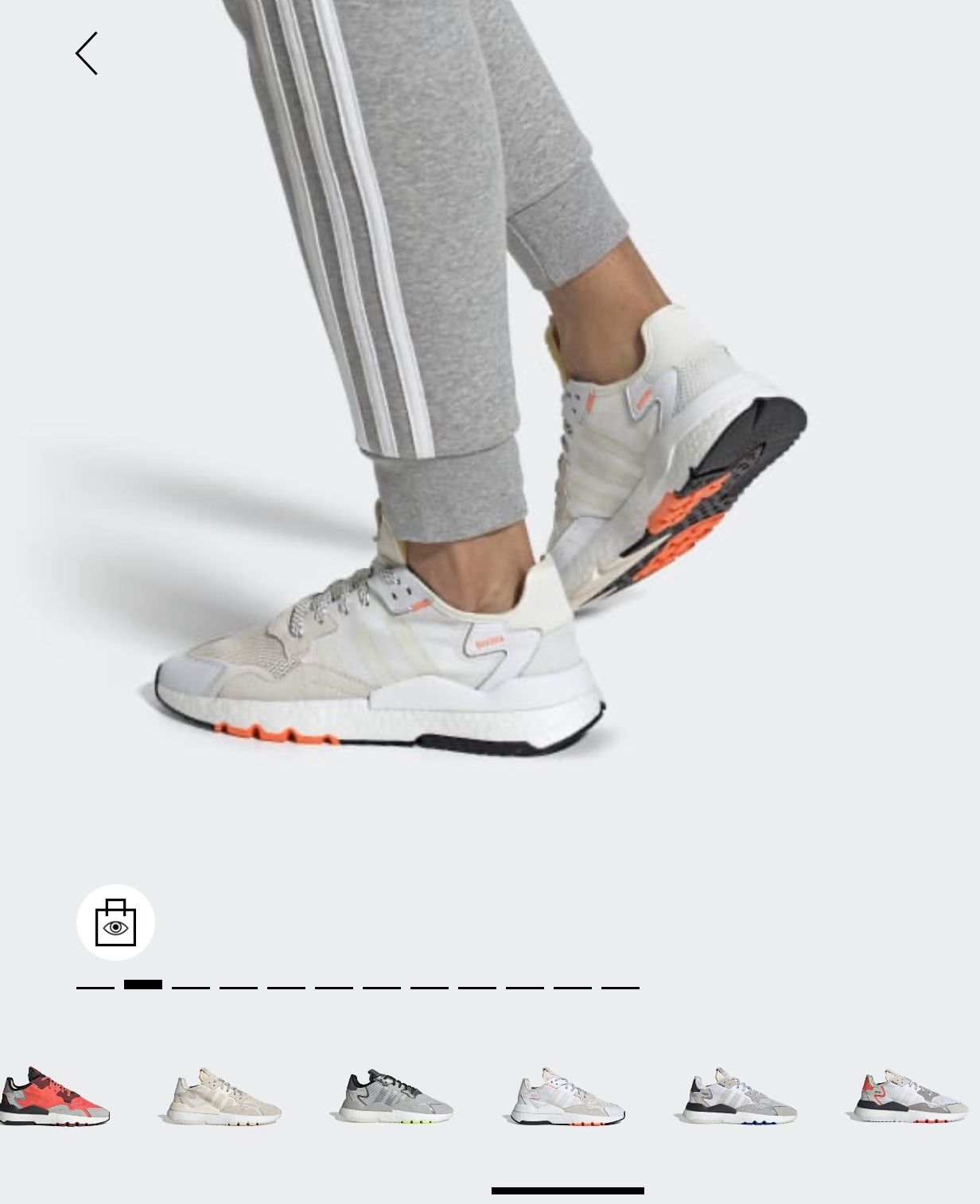 Adidas nite jogger size 9.5