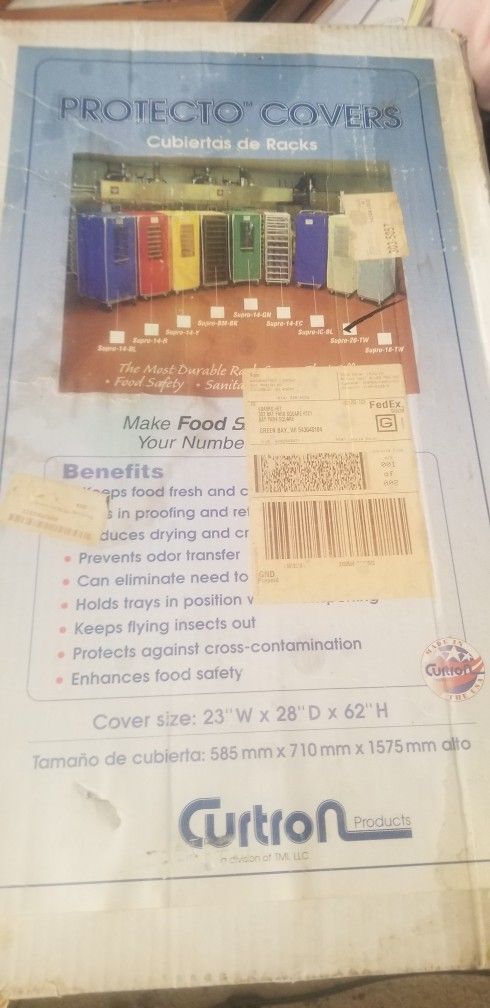 Protected Cover 4 storage Racks