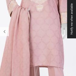 3 Piece Junaid Jamshed J. Salwar Kameez Suit Dress Pakistani