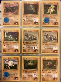 1st Edition Pokémon Gym Heroes/Challenge Near Mint