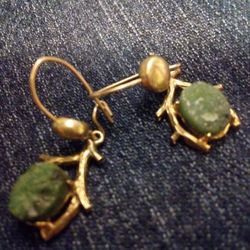 Vintage Jade Earrings