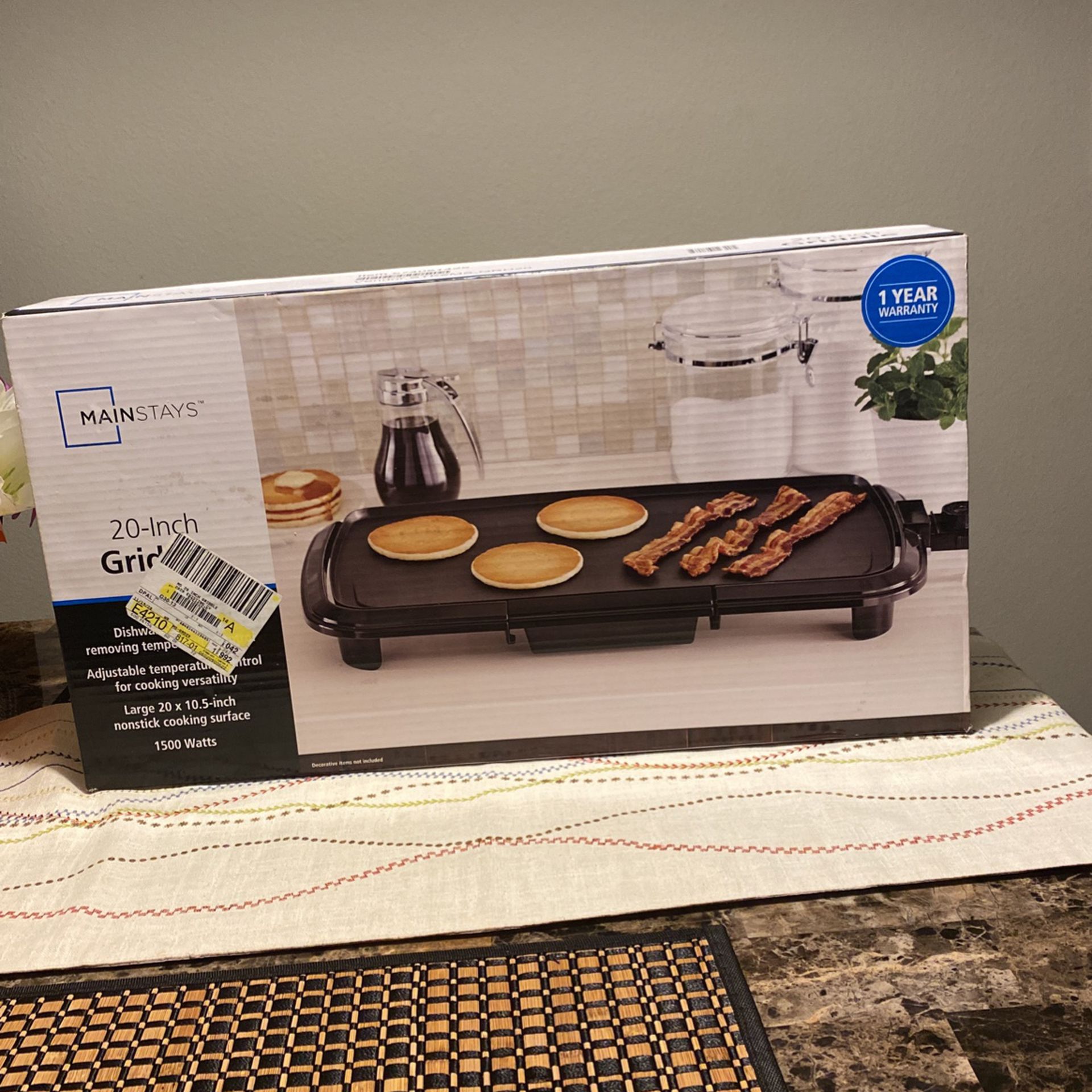 20-inch Griddle Electric