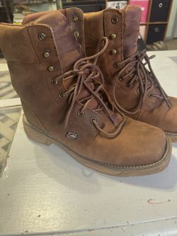 Justin’s  Men’s Size 10.5 Boots Like New Worn A Couple Times Pick Up