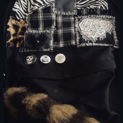 patched up backpack emo 