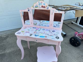 FREE desk,kids vanity,chest