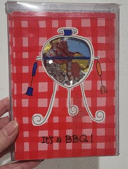 Invitation-It's A BBQ! Set of 8 BNIP
