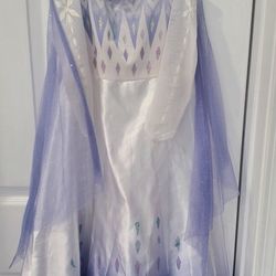 Girls Elsa Dress From Frozen 2 Size Cs 3t-4t Halloween Costume