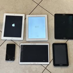 Tablets: iPad 2, iPad 3, Galaxy Tab S, Galaxy Tab S2, Galaxy Tab 2