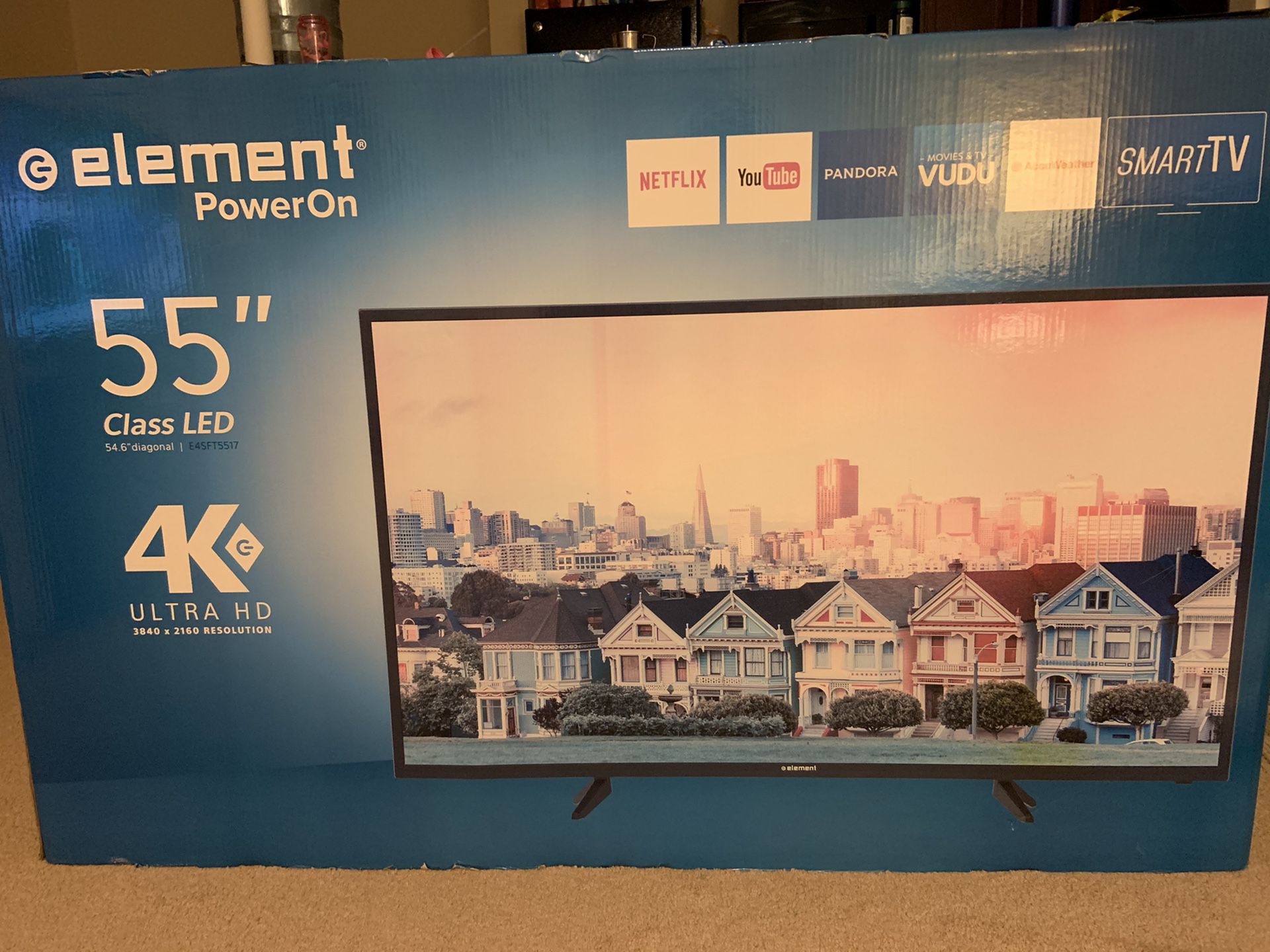 55 inch Element Smart TV - Brand New
