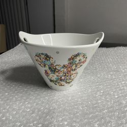 Disney Floral Mickey Head Noodle Bowl