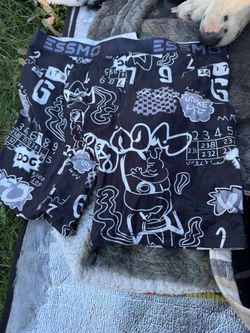 Large Printed Thigh Length Boxers