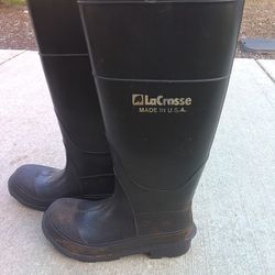 LaCrosse Rubber Rain Work Boots Size 3