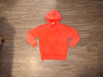 Nike Hoodie Center Swoosh Logo Coral Pink Women’s Size XS Oversized DD5840-673
