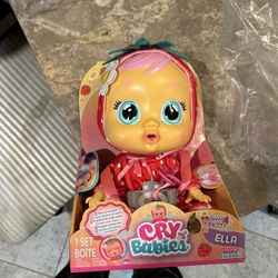 Cry Babies Tutti Frutti 12 inch Doll - Ella with Removable Pajamas