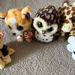 Lot Of 5 New Ty Beanie Boos