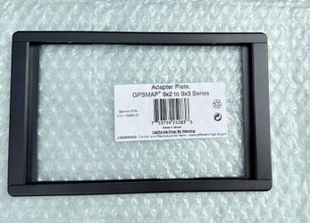 Garmin GPSMAP 7x2 to 7x3 Adapter Plate – New / Unused - Placa Adaptadora Garmin GPSMAP 7x2 a 7x3 – Nueva / Sin Uso