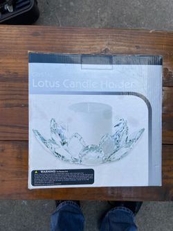 Lotus Crystal Candle holder!