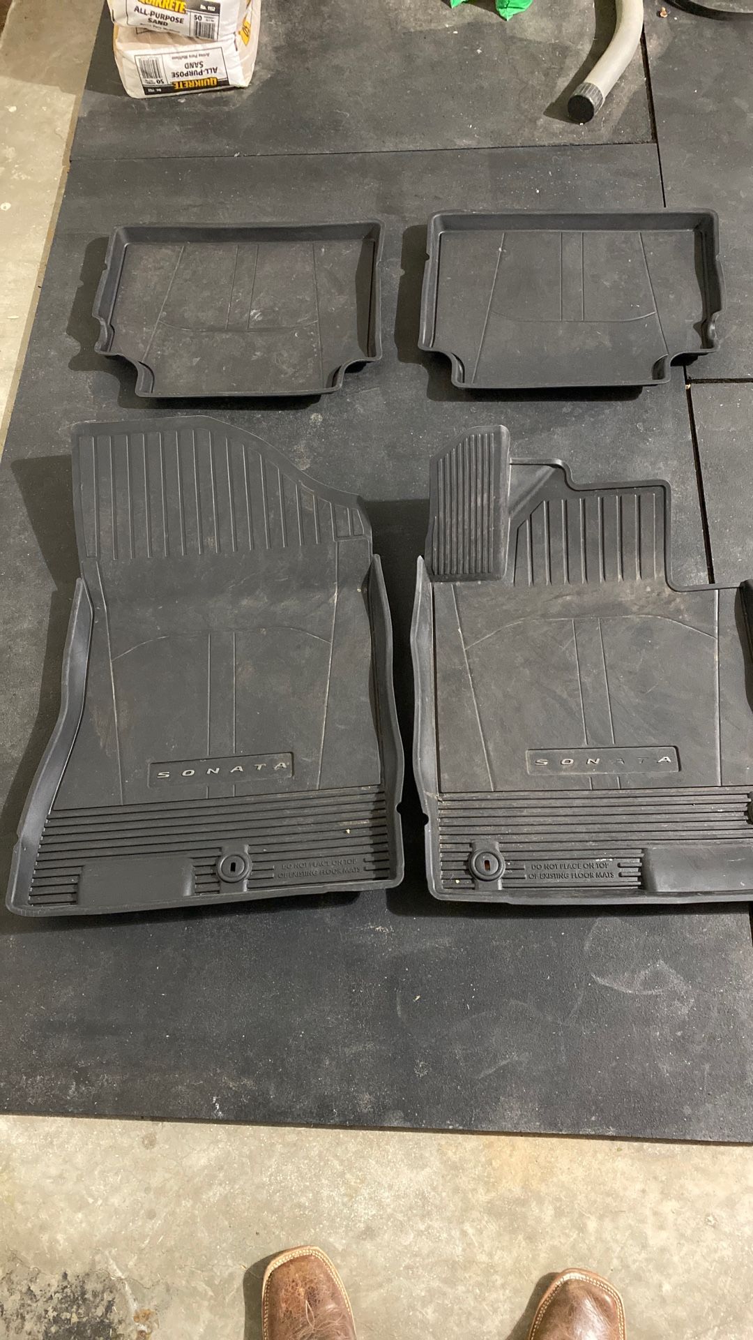 2020-2025 Hyundai Sonata OEM Rubber Floor Mats