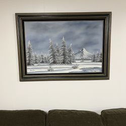 Original Oil Painting Signed Barrister