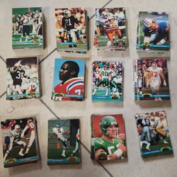 NFL Topps Football 1991 Lot 380 Cards