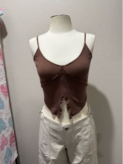 Hollister Brown Tank Top