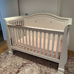Crib and mattress
