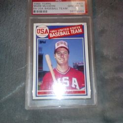 1985 Mark McGwire PSA GEM 10 💎 