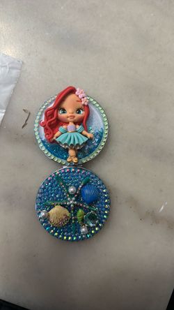 Ariel doll clay mirror bling