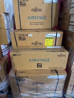 Brand New Fujitsu Airstage 12,000 BTU (1 Ton) Mini Split AC/Heat Pump – Indoor & Outdoor Units HVAC