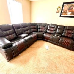 NEW GIGANTIC OVERSIZED RECLINER SECTIONAL $1499 FAST DELIVERY !!!